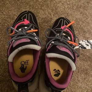 Off-White Black & Pink Odsy-1000 Sneakers